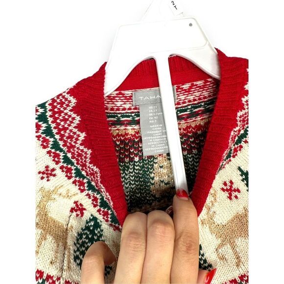 Tahari Holiday Sweater and Skirt Outfit Set NWT 2T - Picture 3 of 6